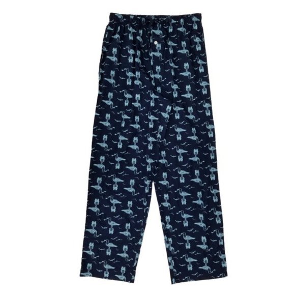 Mens Navy Seagull Regular Fit Sleep Pant Pajama - Picture 2 of 2